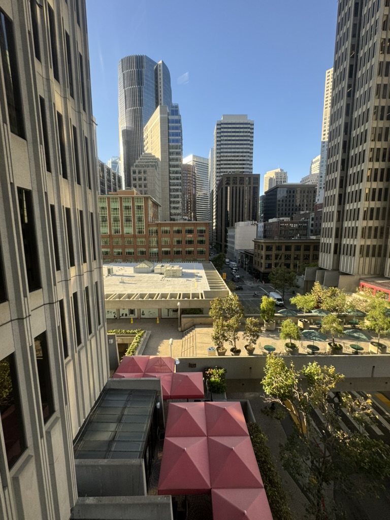 View from Embarcadero 2 during the Boston Properties headquarters build-out.