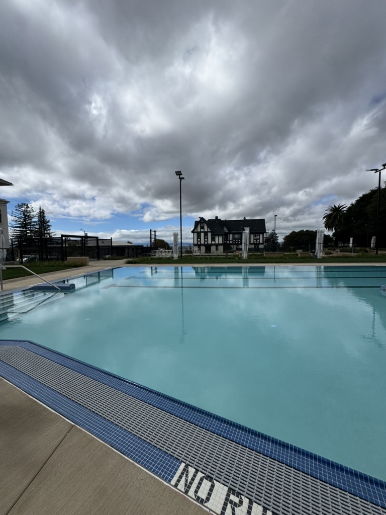 Completed pool environment at Piedmont Community Pool