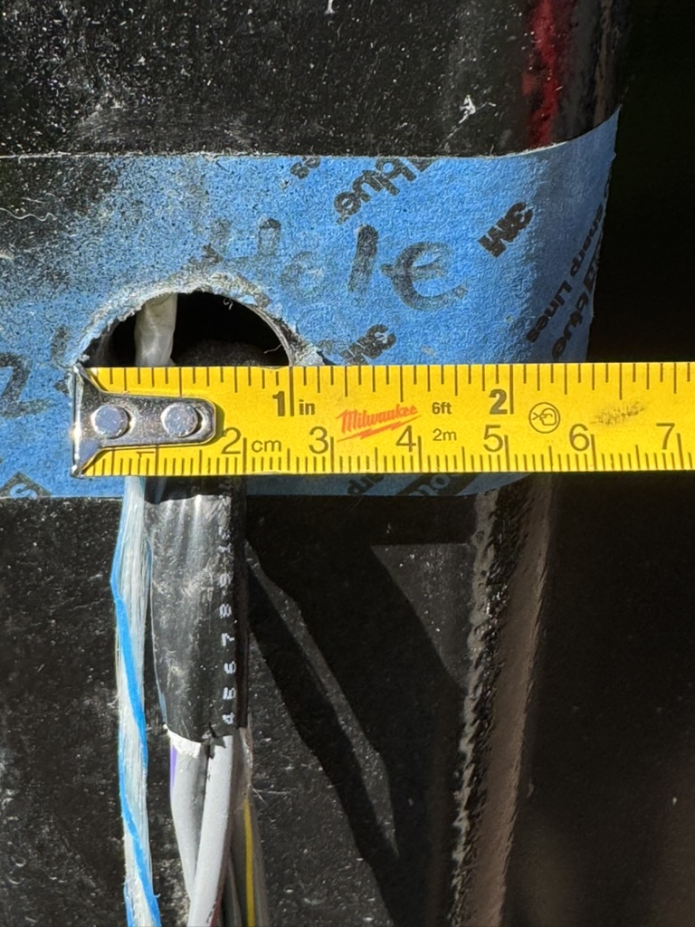 Specialty underground cable detail at Piedmont Community Pool