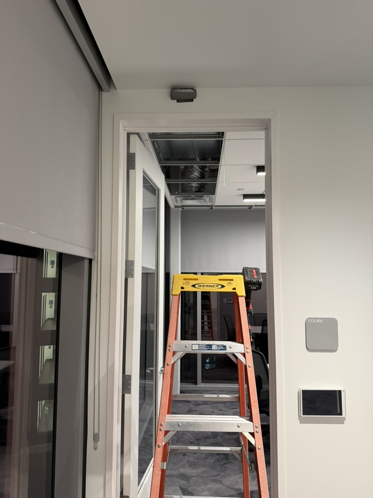 SamTrans ceiling access and field work area