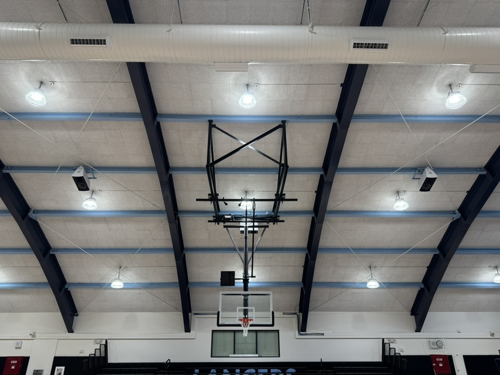 Installed gym speakers and ALS system at Tennyson High School