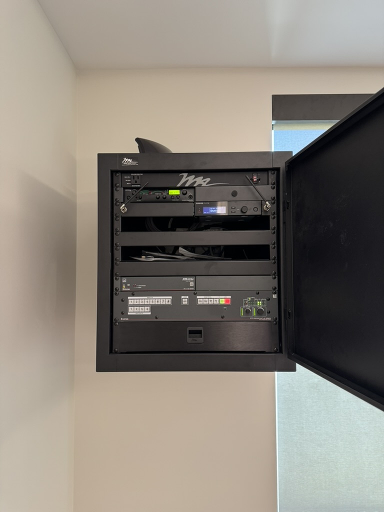 Finished lower-level rack at the Yountville Veterans Home