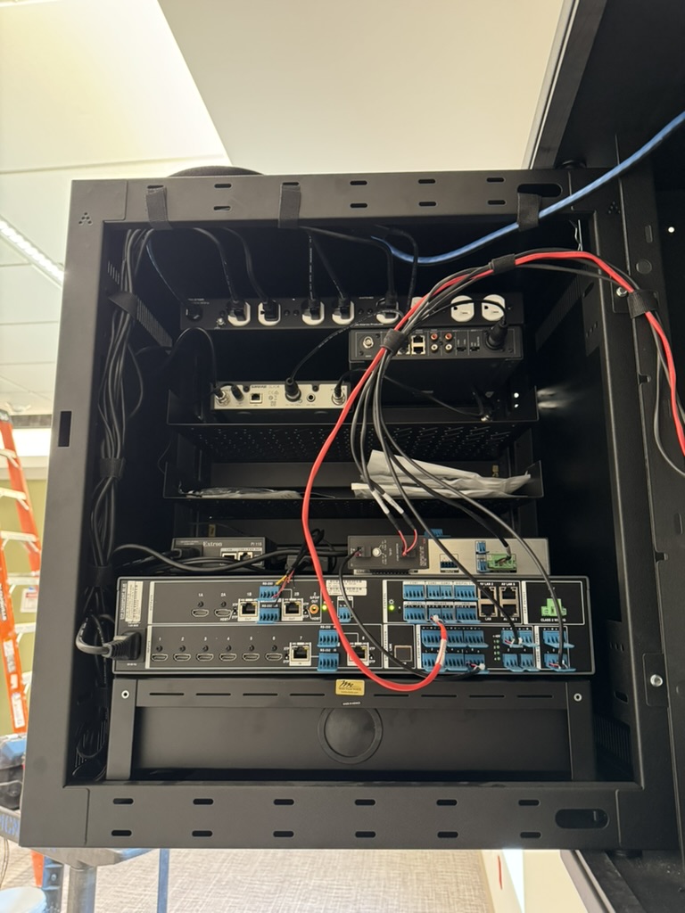 Open classroom rack build-out at the Yountville Veterans Home